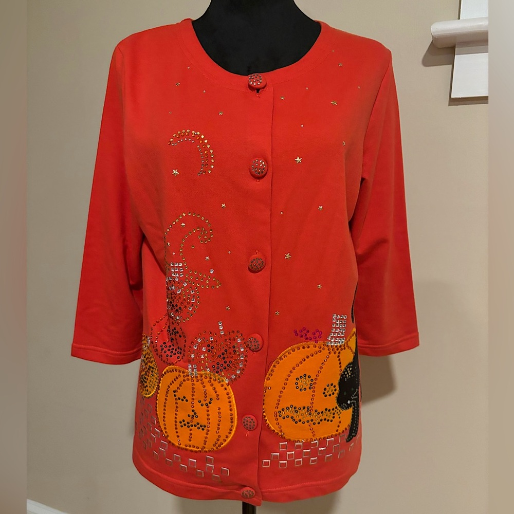 Onque Casuals - Vintage Halloween Cardigan
